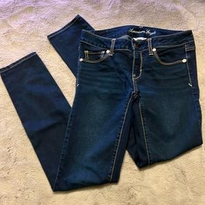 American Eagle Dark wash jeggings size 4